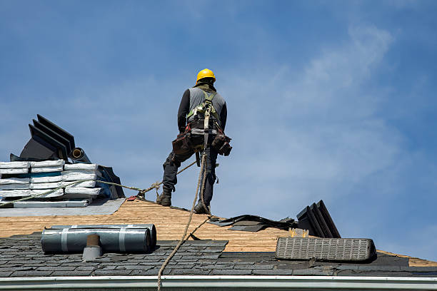 Professional Roof Replacement technician working in Dingmans Ferry, PA